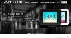 Desktop Screenshot of padholdr.com
