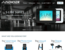 Tablet Screenshot of padholdr.com